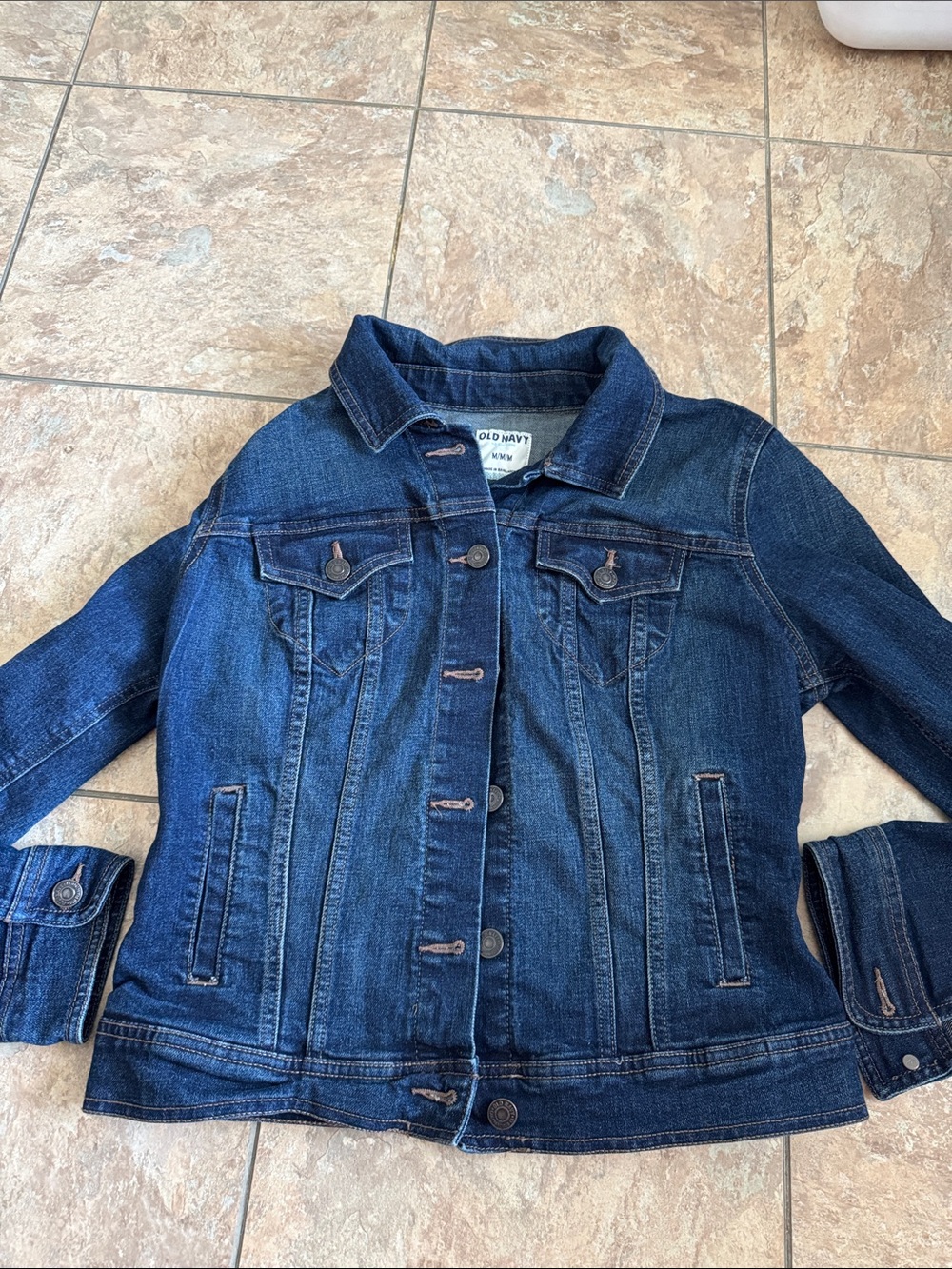 Old Navy Dark Blue Denim Jean Jacket